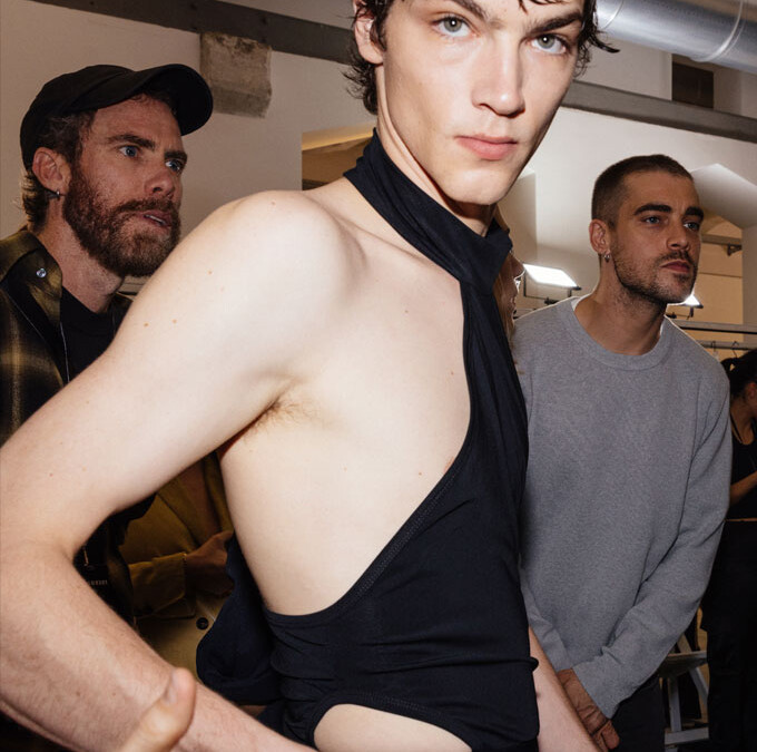 Exclusive Backstage at JordanLuca S/S 25 Milan Show