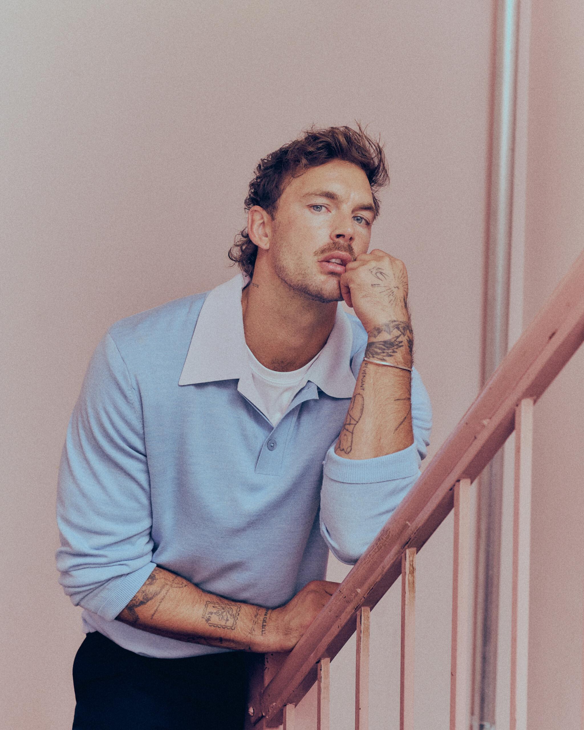 Christian Hogue Stars in Exclusive Fashion Story by Pompée | LEWIS Magazine